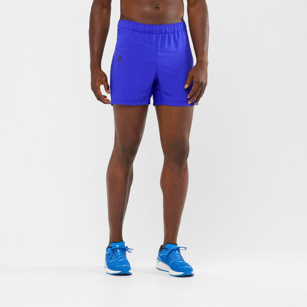 Salomon Shorts Herre Blå - AGILE 5'' RUNNING (EUOYQ-8349)